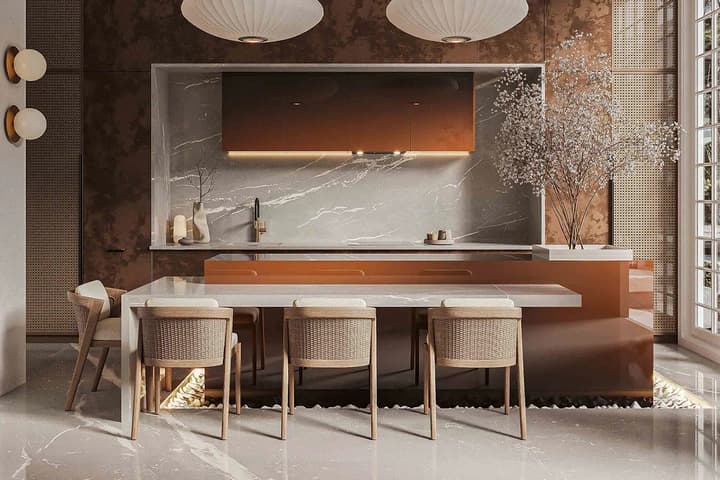Stainless Steel Modular Kitchen Designs → 